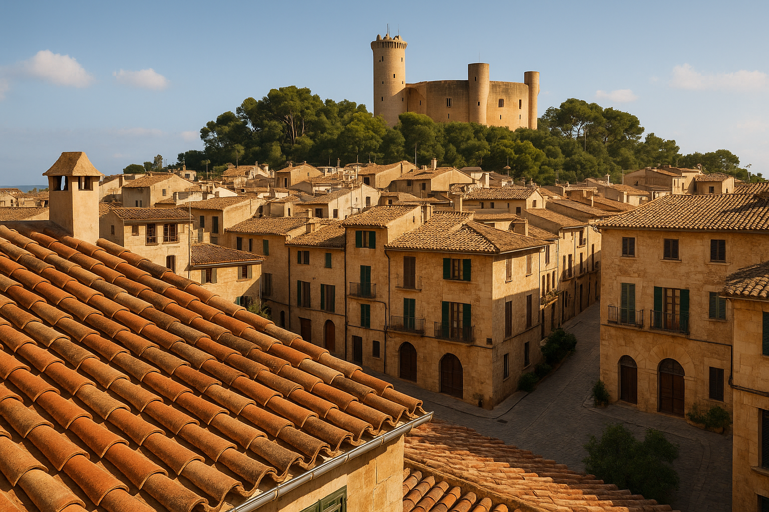 Castello di Capdepera che domina la costa di Maiorca